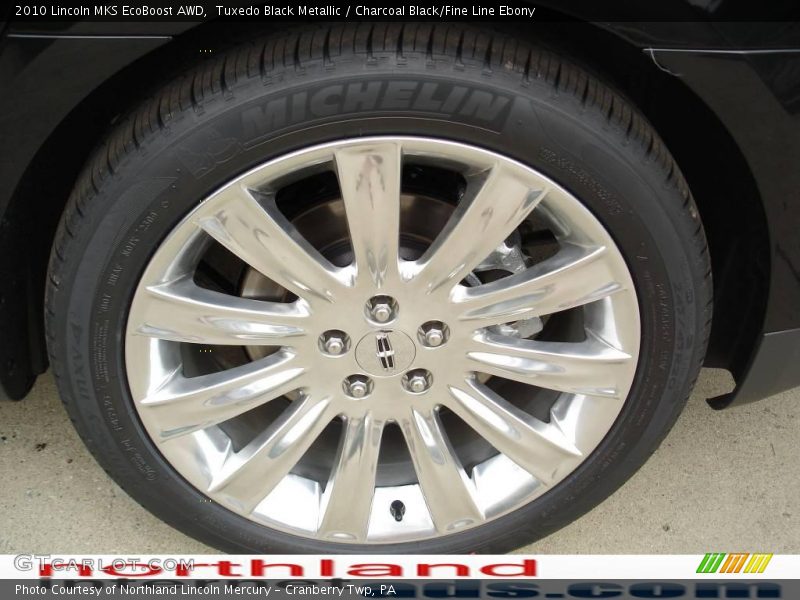 Tuxedo Black Metallic / Charcoal Black/Fine Line Ebony 2010 Lincoln MKS EcoBoost AWD
