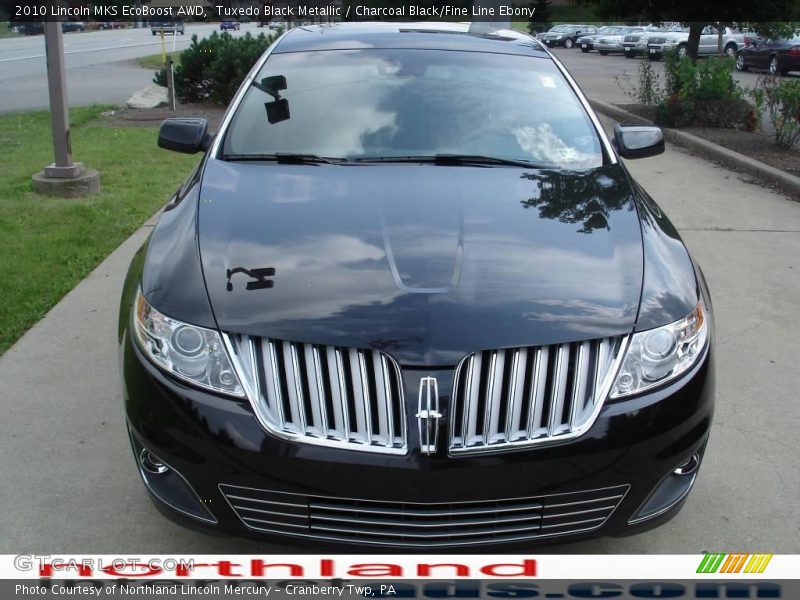 Tuxedo Black Metallic / Charcoal Black/Fine Line Ebony 2010 Lincoln MKS EcoBoost AWD