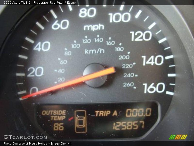 Firepepper Red Pearl / Ebony 2000 Acura TL 3.2