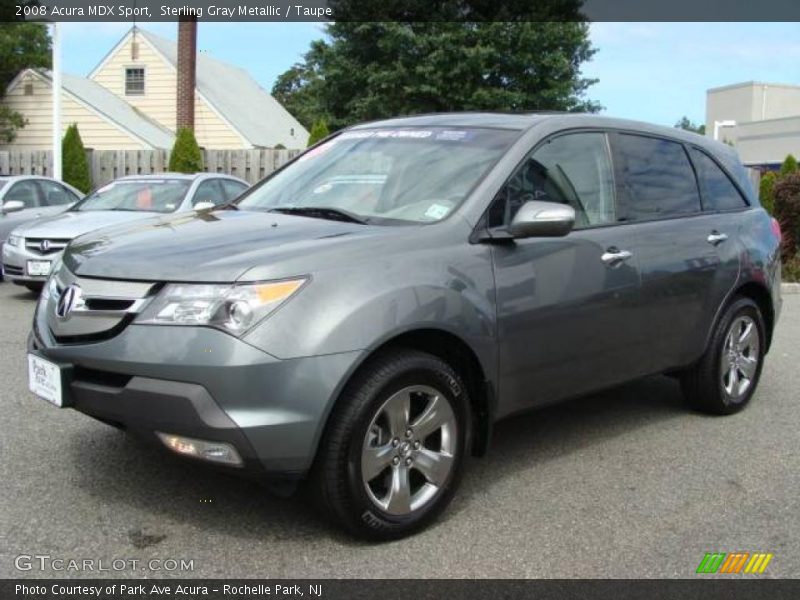 Sterling Gray Metallic / Taupe 2008 Acura MDX Sport