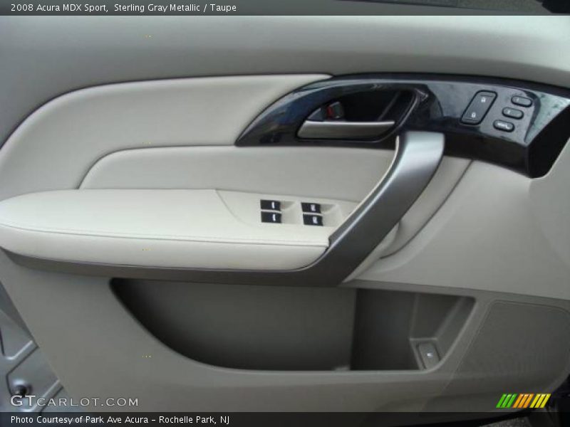 Sterling Gray Metallic / Taupe 2008 Acura MDX Sport