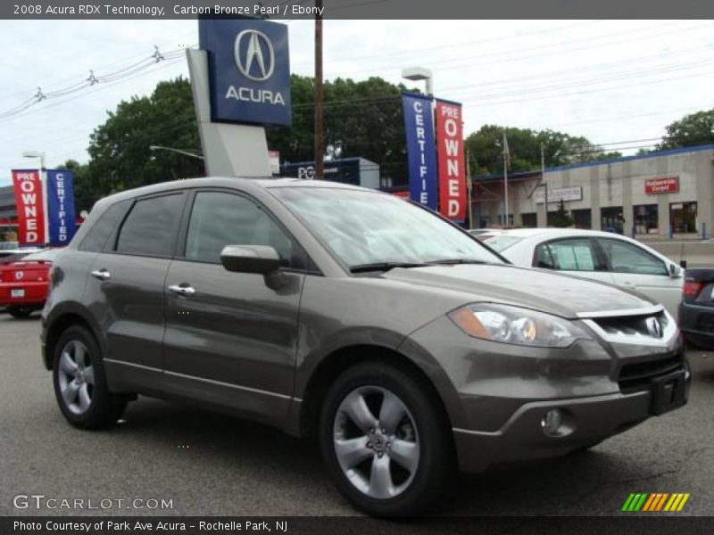 Carbon Bronze Pearl / Ebony 2008 Acura RDX Technology