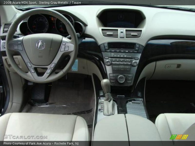 Sterling Gray Metallic / Taupe 2008 Acura MDX Sport