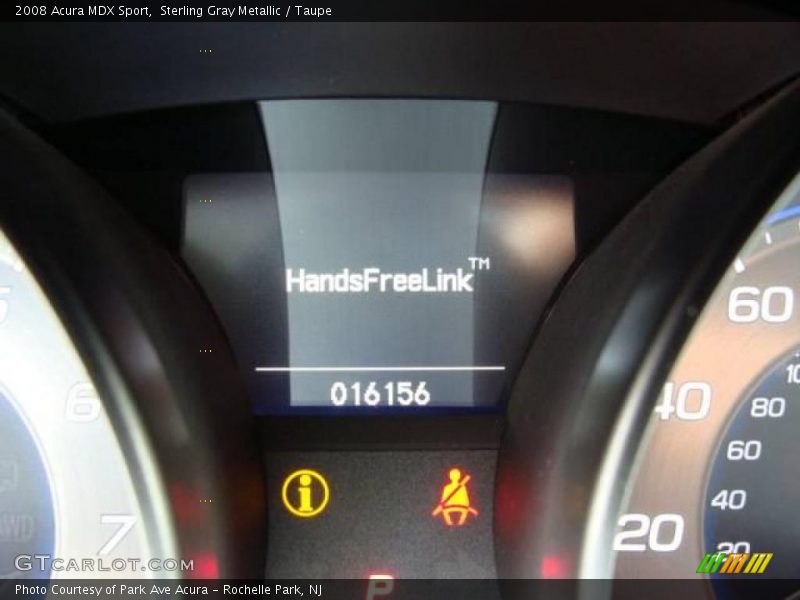 Sterling Gray Metallic / Taupe 2008 Acura MDX Sport