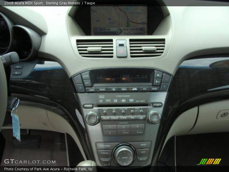 Sterling Gray Metallic / Taupe 2008 Acura MDX Sport