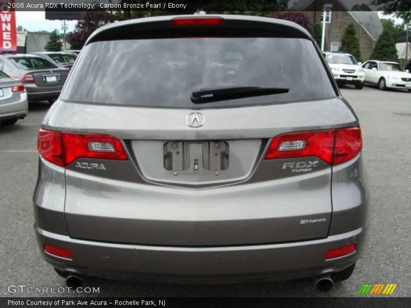 Carbon Bronze Pearl / Ebony 2008 Acura RDX Technology