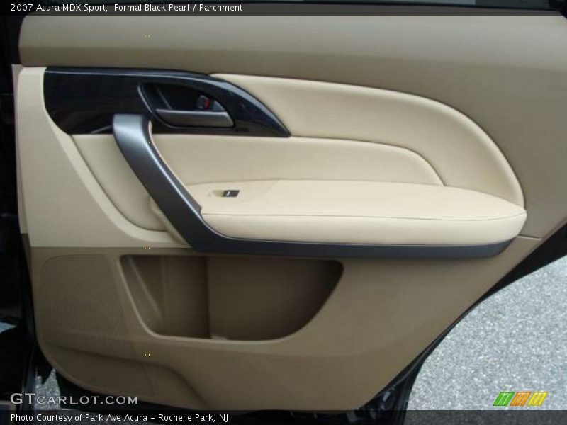 Formal Black Pearl / Parchment 2007 Acura MDX Sport