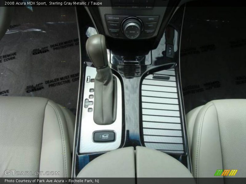 Sterling Gray Metallic / Taupe 2008 Acura MDX Sport