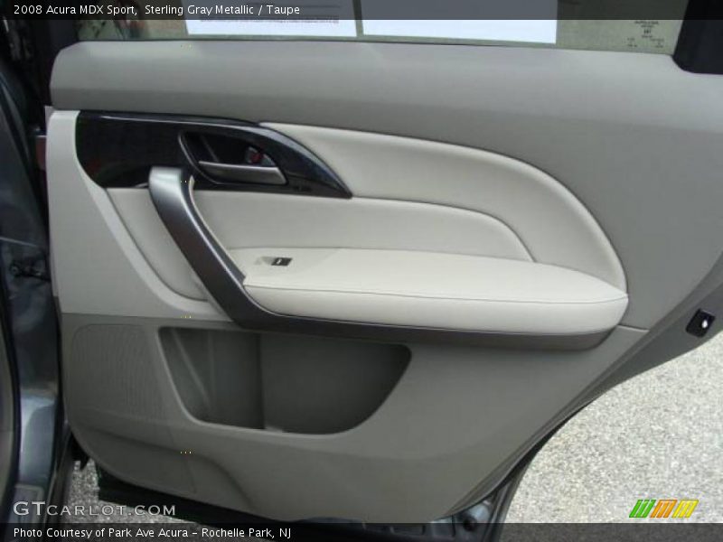Sterling Gray Metallic / Taupe 2008 Acura MDX Sport