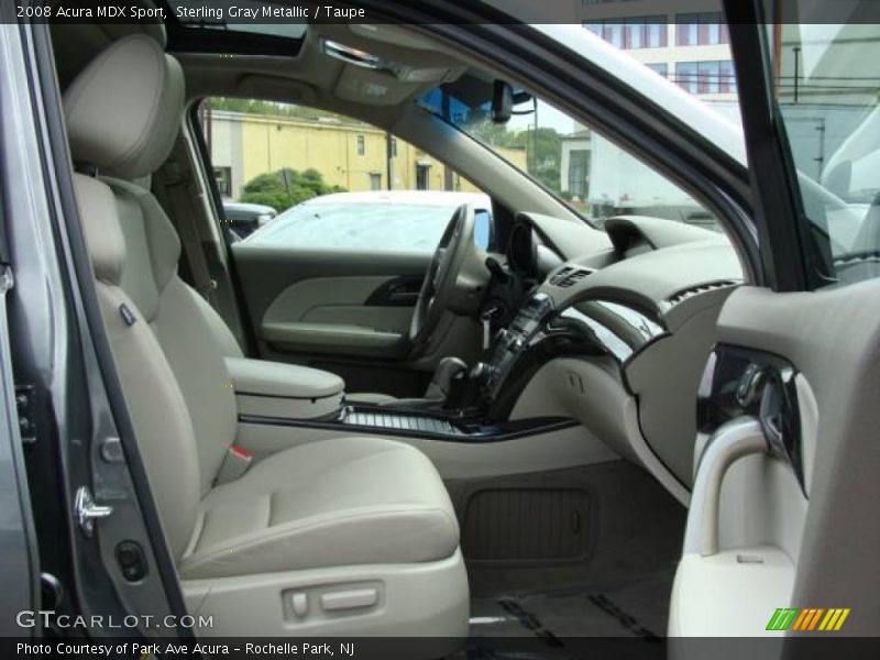 Sterling Gray Metallic / Taupe 2008 Acura MDX Sport