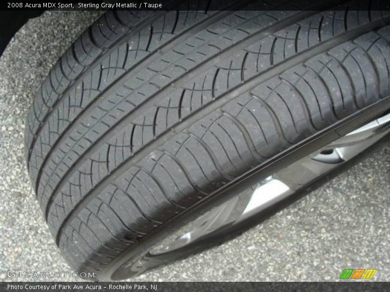 Sterling Gray Metallic / Taupe 2008 Acura MDX Sport