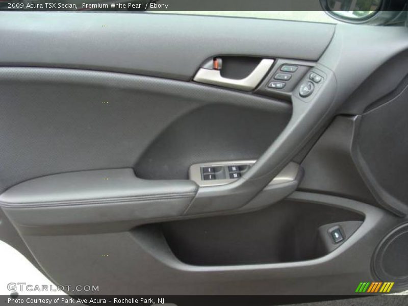 Premium White Pearl / Ebony 2009 Acura TSX Sedan