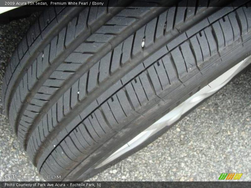 Premium White Pearl / Ebony 2009 Acura TSX Sedan