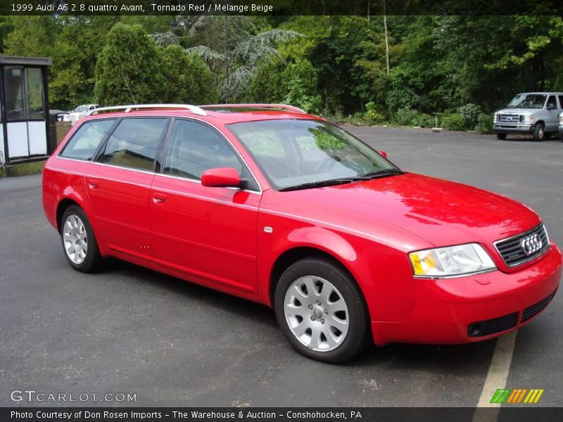 Tornado Red / Melange Beige 1999 Audi A6 2.8 quattro Avant