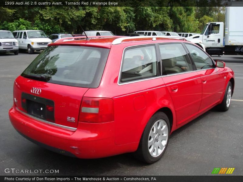 Tornado Red / Melange Beige 1999 Audi A6 2.8 quattro Avant
