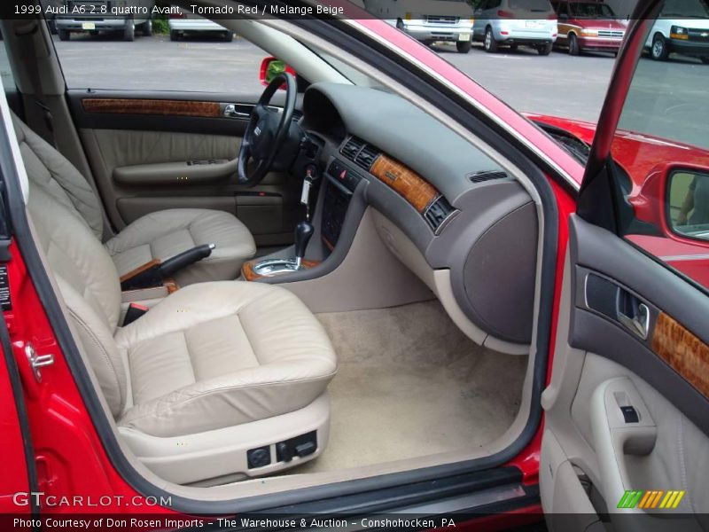 Tornado Red / Melange Beige 1999 Audi A6 2.8 quattro Avant