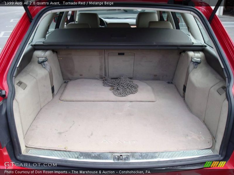 Tornado Red / Melange Beige 1999 Audi A6 2.8 quattro Avant
