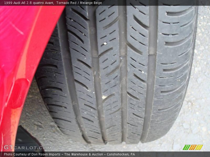 Tornado Red / Melange Beige 1999 Audi A6 2.8 quattro Avant