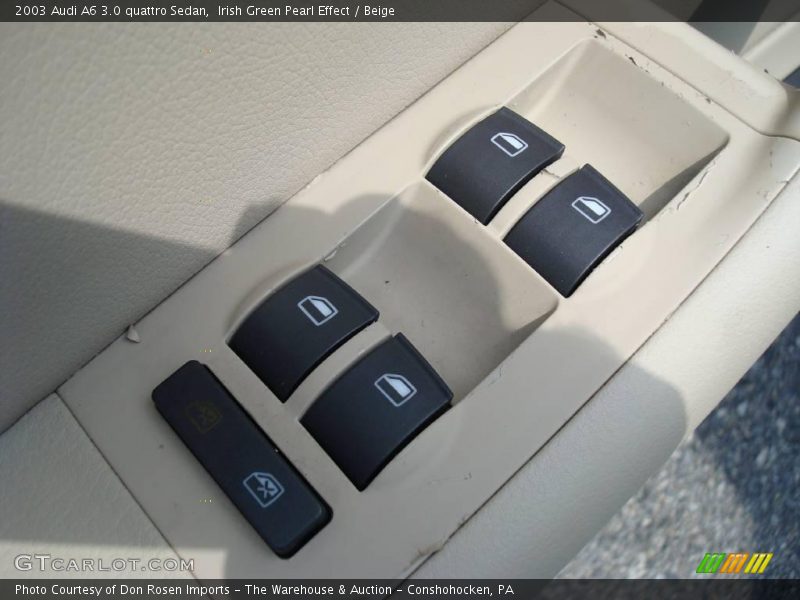 Irish Green Pearl Effect / Beige 2003 Audi A6 3.0 quattro Sedan