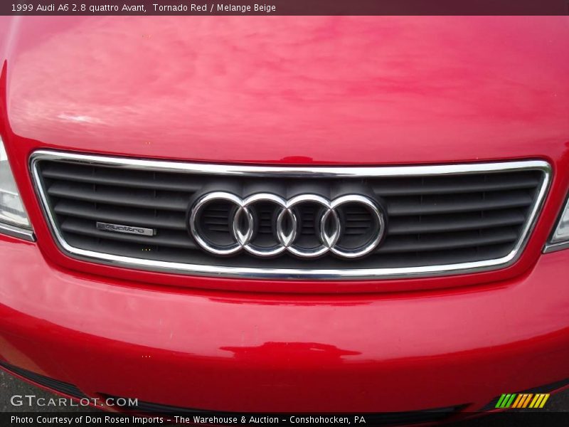 Tornado Red / Melange Beige 1999 Audi A6 2.8 quattro Avant