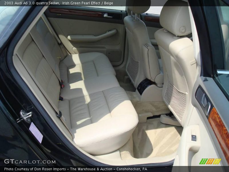 Irish Green Pearl Effect / Beige 2003 Audi A6 3.0 quattro Sedan