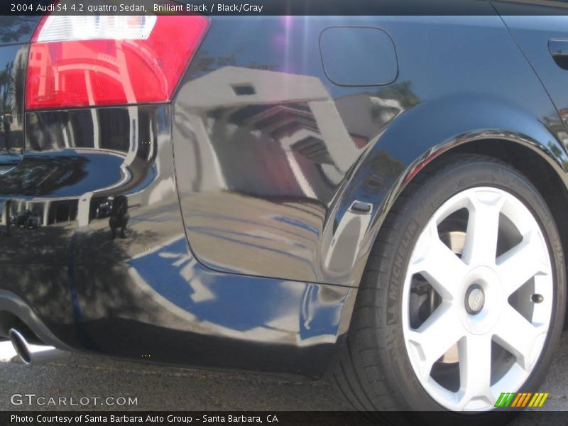 Brilliant Black / Black/Gray 2004 Audi S4 4.2 quattro Sedan