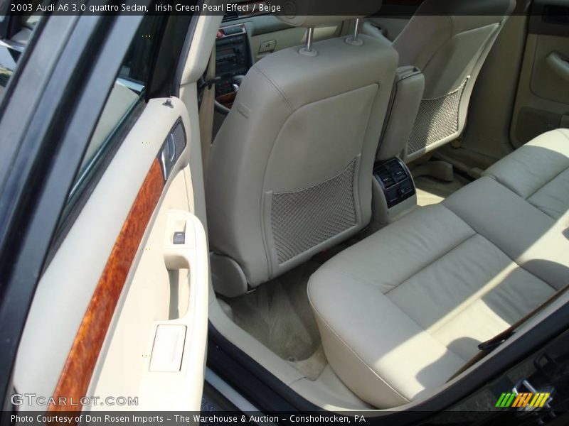 Irish Green Pearl Effect / Beige 2003 Audi A6 3.0 quattro Sedan