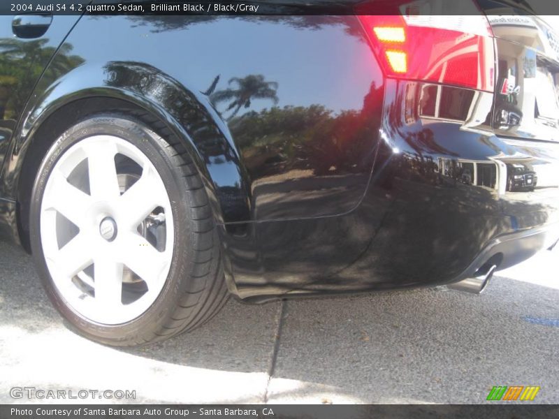 Brilliant Black / Black/Gray 2004 Audi S4 4.2 quattro Sedan