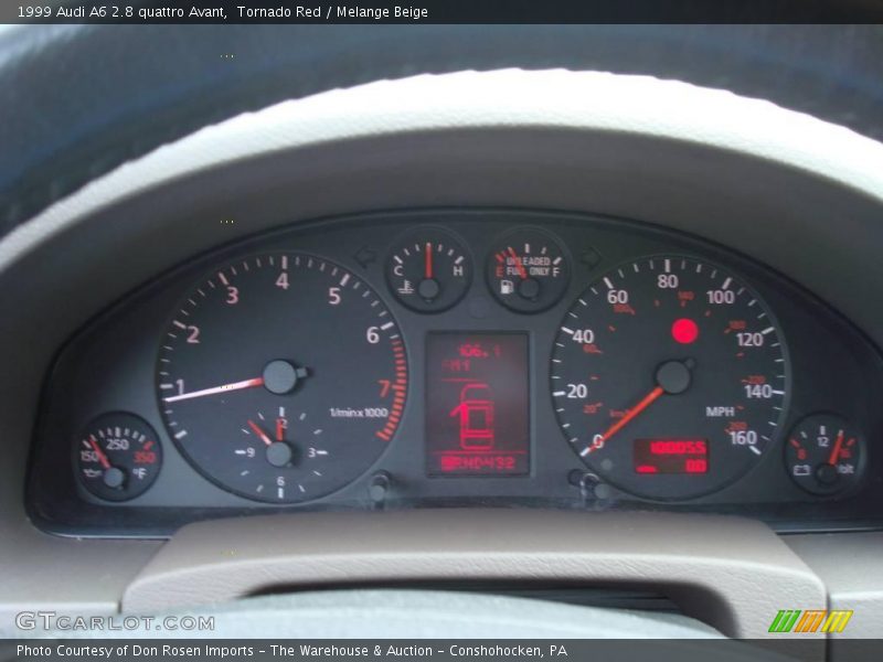 Tornado Red / Melange Beige 1999 Audi A6 2.8 quattro Avant