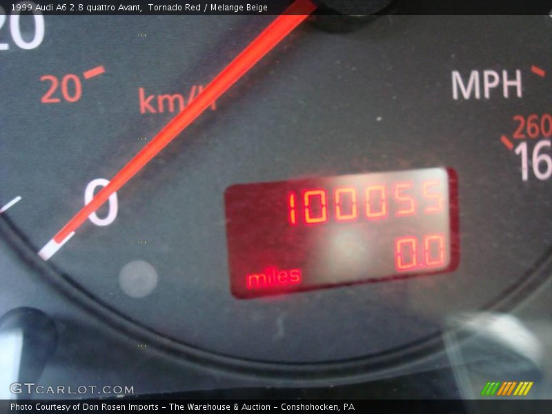 Tornado Red / Melange Beige 1999 Audi A6 2.8 quattro Avant