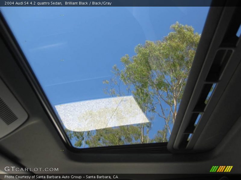 Brilliant Black / Black/Gray 2004 Audi S4 4.2 quattro Sedan