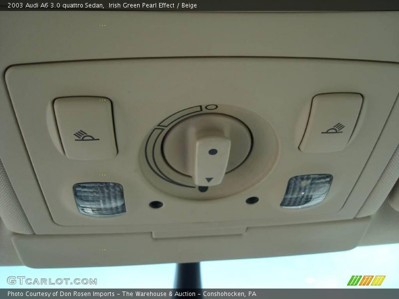 Irish Green Pearl Effect / Beige 2003 Audi A6 3.0 quattro Sedan