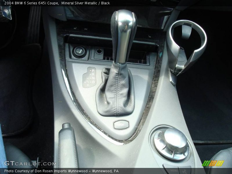 Mineral Silver Metallic / Black 2004 BMW 6 Series 645i Coupe
