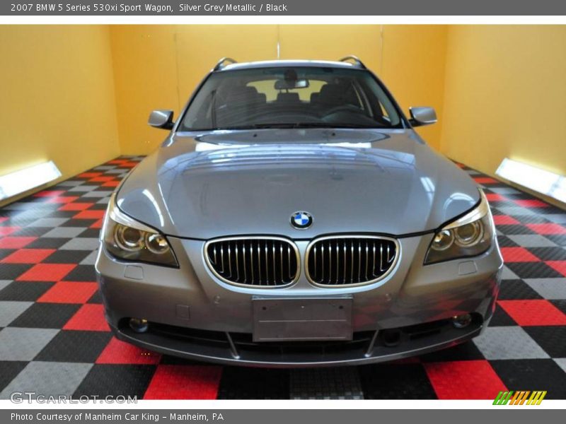 Silver Grey Metallic / Black 2007 BMW 5 Series 530xi Sport Wagon