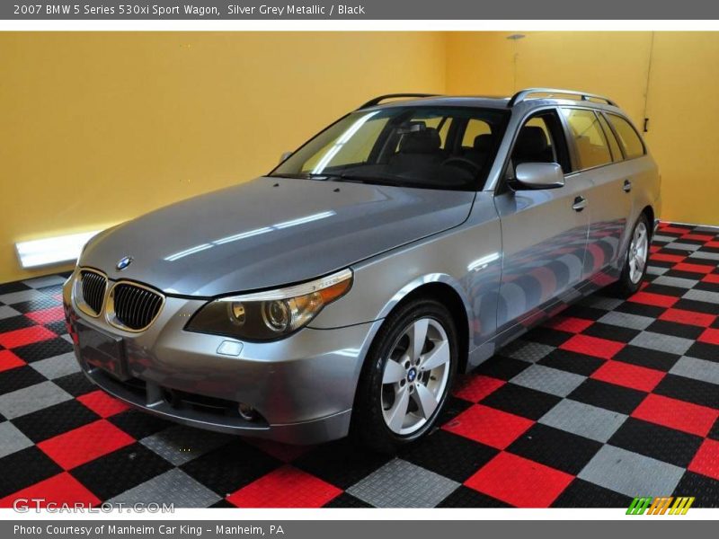 Silver Grey Metallic / Black 2007 BMW 5 Series 530xi Sport Wagon