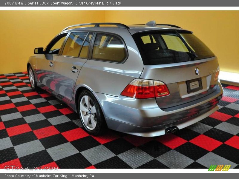 Silver Grey Metallic / Black 2007 BMW 5 Series 530xi Sport Wagon