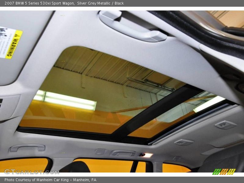 Silver Grey Metallic / Black 2007 BMW 5 Series 530xi Sport Wagon