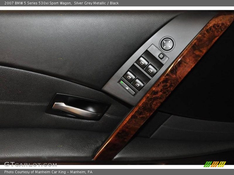 Silver Grey Metallic / Black 2007 BMW 5 Series 530xi Sport Wagon