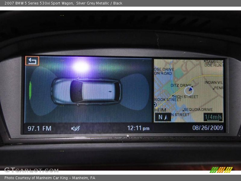 Silver Grey Metallic / Black 2007 BMW 5 Series 530xi Sport Wagon