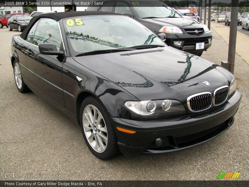 Jet Black / Sand 2005 BMW 3 Series 330i Convertible