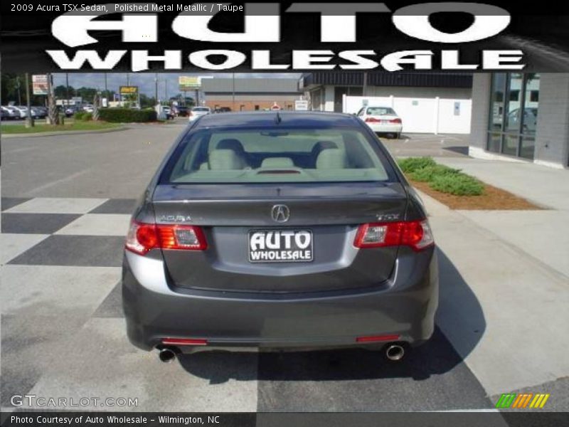 Polished Metal Metallic / Taupe 2009 Acura TSX Sedan