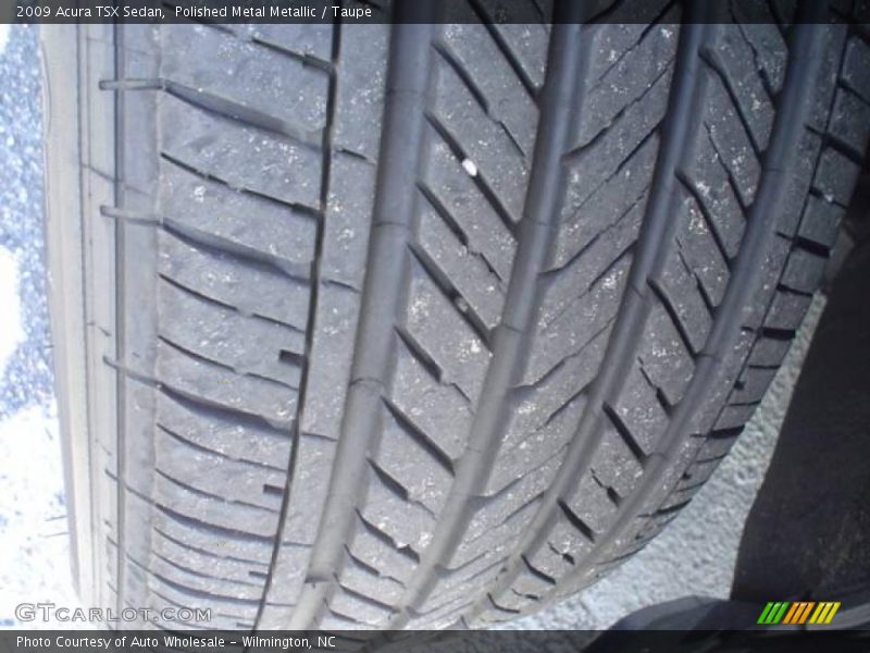 Polished Metal Metallic / Taupe 2009 Acura TSX Sedan