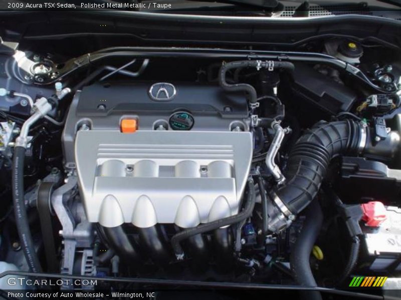 Polished Metal Metallic / Taupe 2009 Acura TSX Sedan