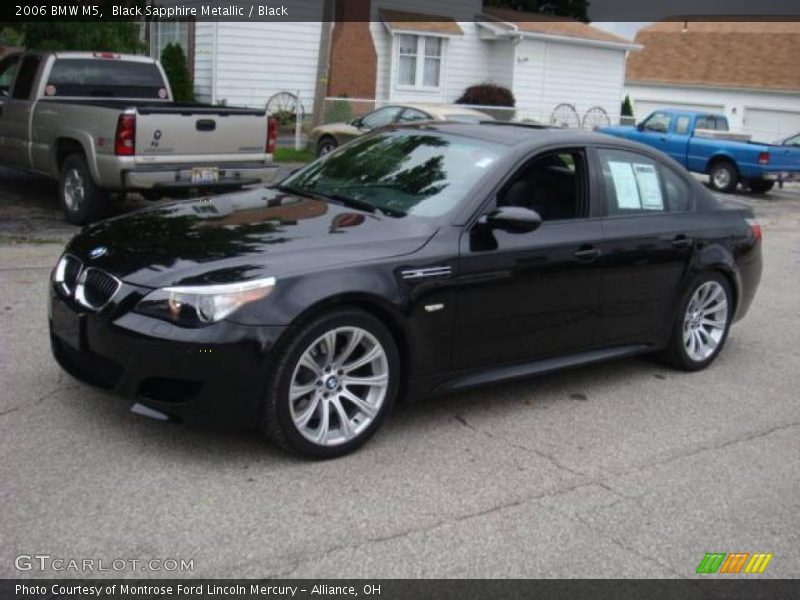 Black Sapphire Metallic / Black 2006 BMW M5