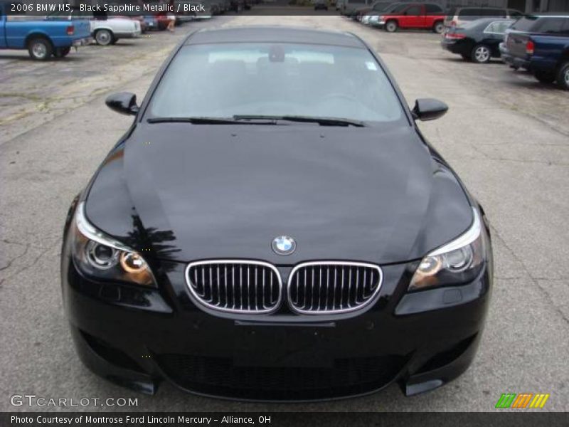 Black Sapphire Metallic / Black 2006 BMW M5