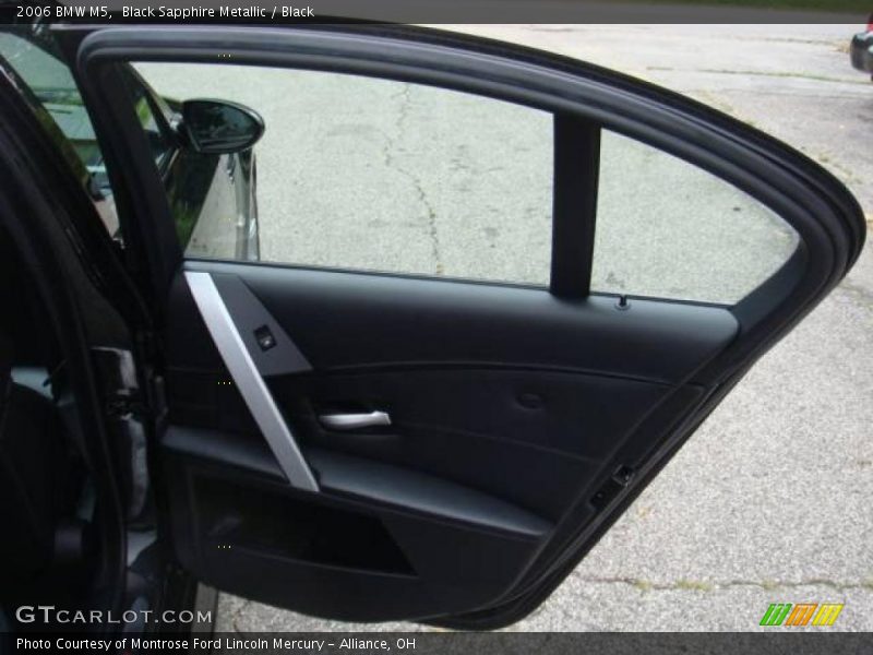 Black Sapphire Metallic / Black 2006 BMW M5