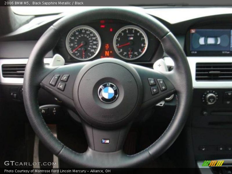 Black Sapphire Metallic / Black 2006 BMW M5