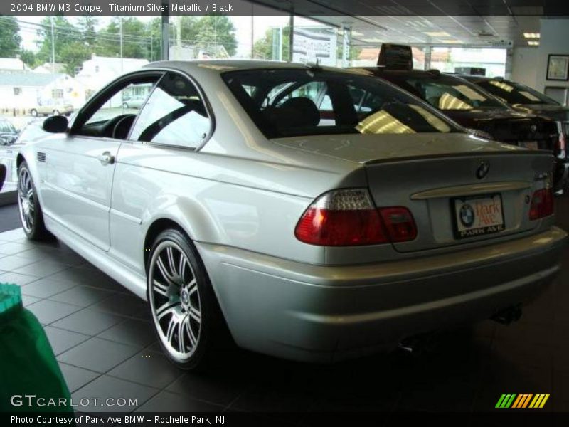 Titanium Silver Metallic / Black 2004 BMW M3 Coupe