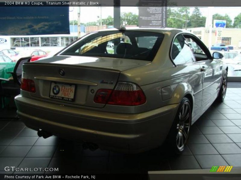 Titanium Silver Metallic / Black 2004 BMW M3 Coupe