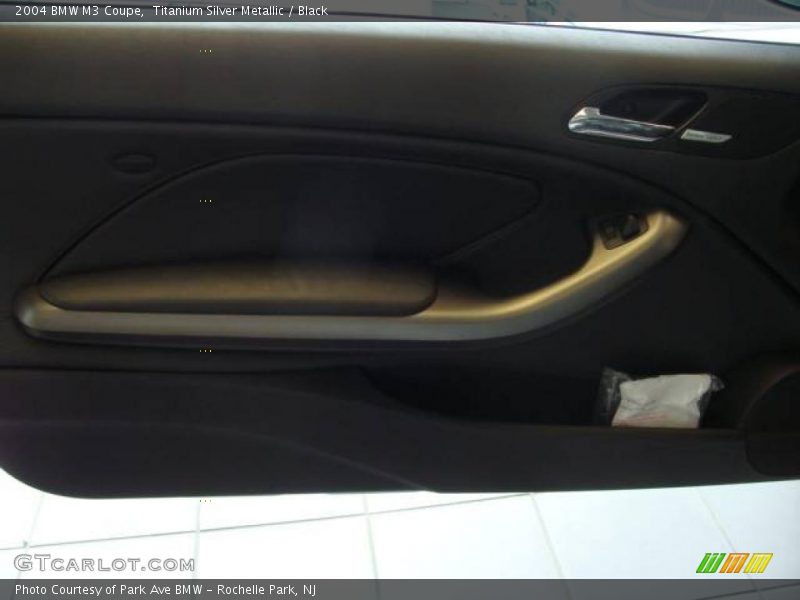 Titanium Silver Metallic / Black 2004 BMW M3 Coupe